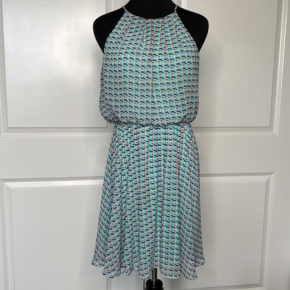 Lush Sleeveless Print Dress Size L